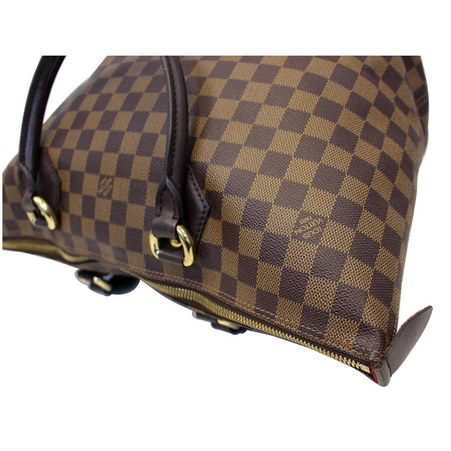 LOUIS VUITTON Saleya MM Damier Ebene Shoulder Bag
