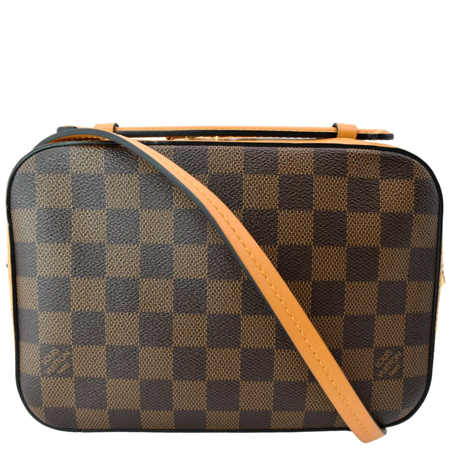 LOUIS VUITTON Santa Monica Demier Ebene Crossbody Bag Brown