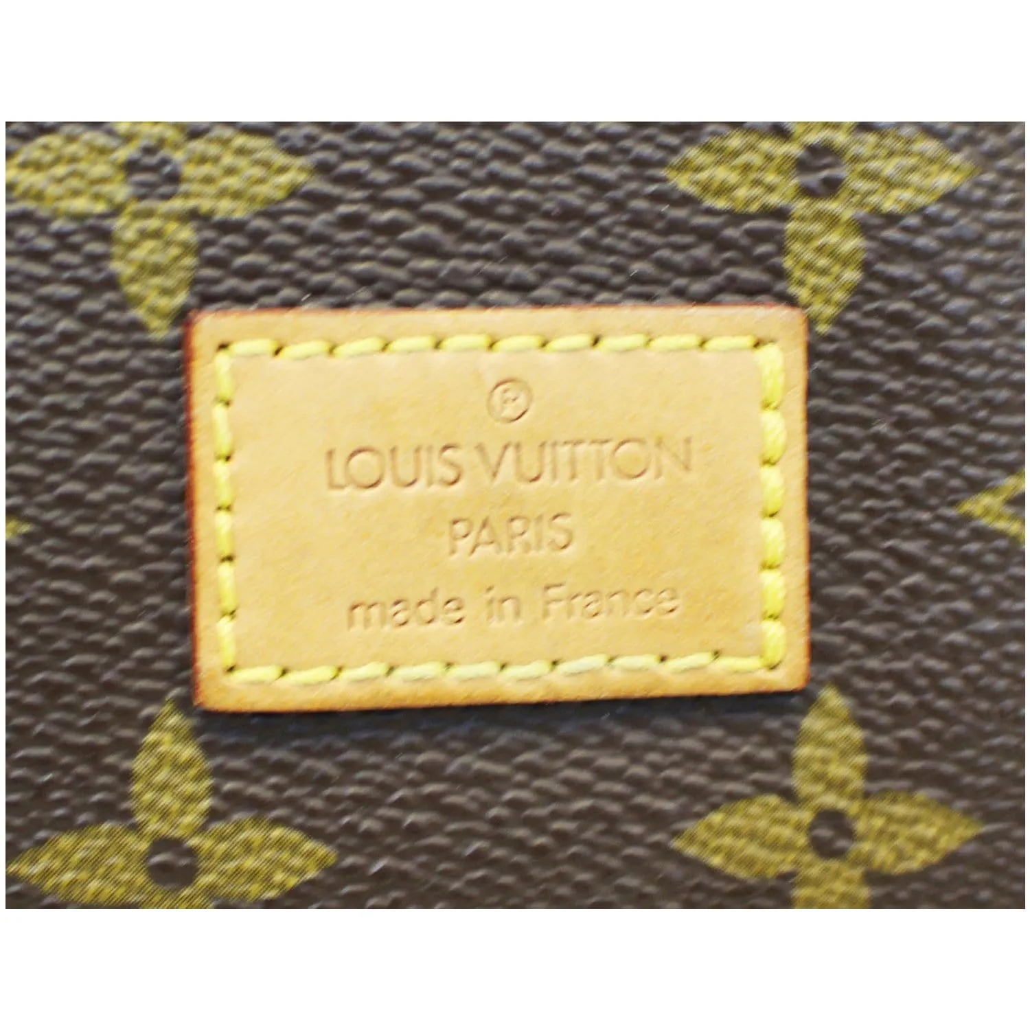 LOUIS VUITTON Saumur 30 Monogram Canvas Shoulder Bag Brown