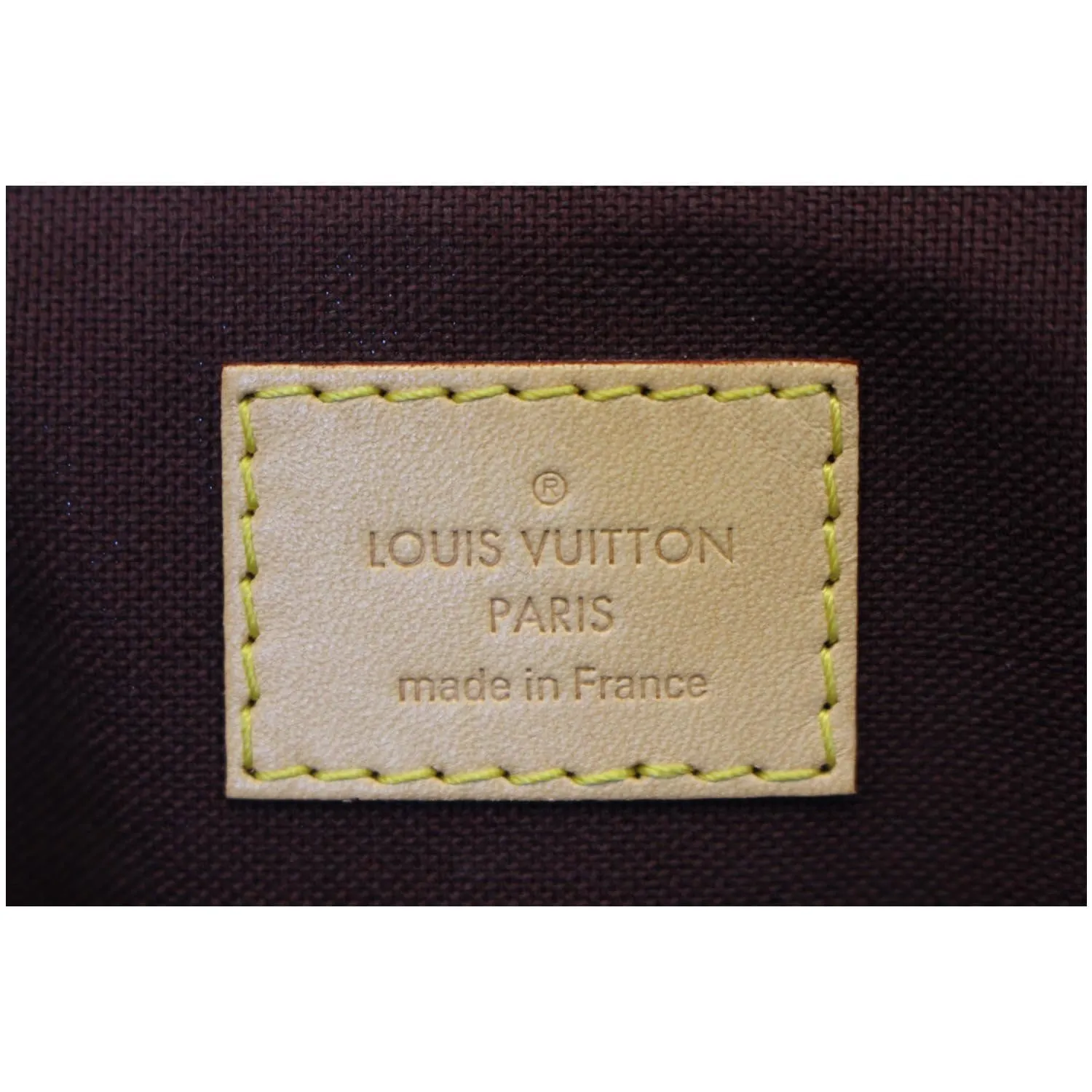 LOUIS VUITTON Segur Monogram Canvas Shoulder Handbag Brown