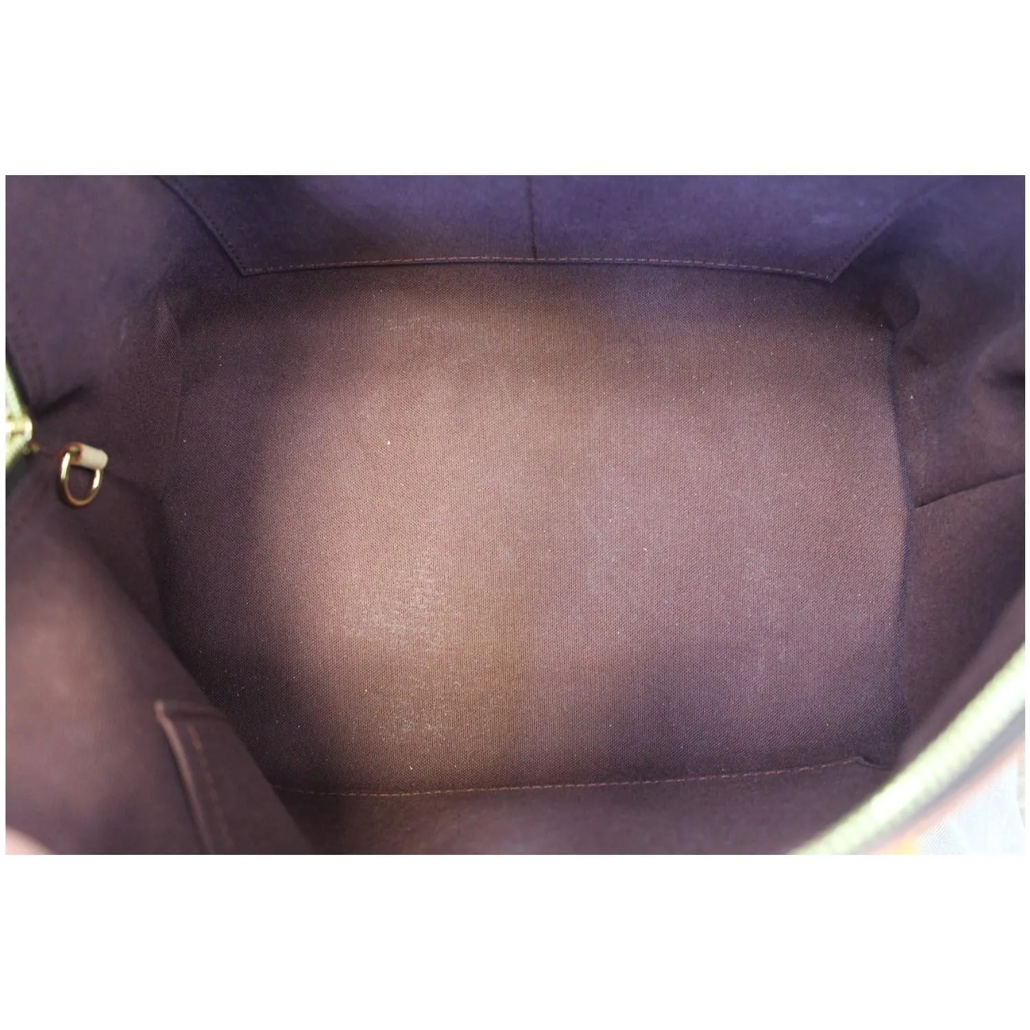 LOUIS VUITTON Segur Monogram Canvas Shoulder Handbag Brown