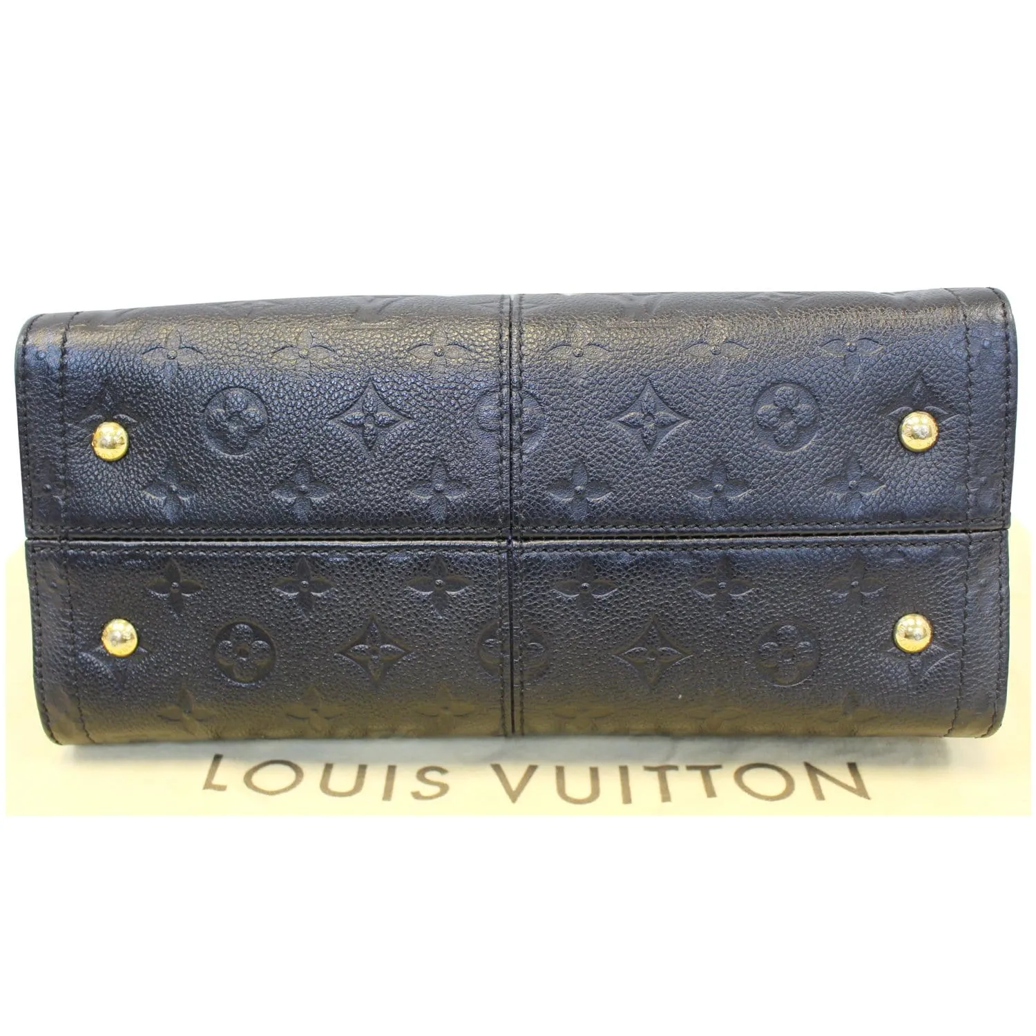 LOUIS VUITTON Sully PM Empreinte Black Leather Shoulder Handbag