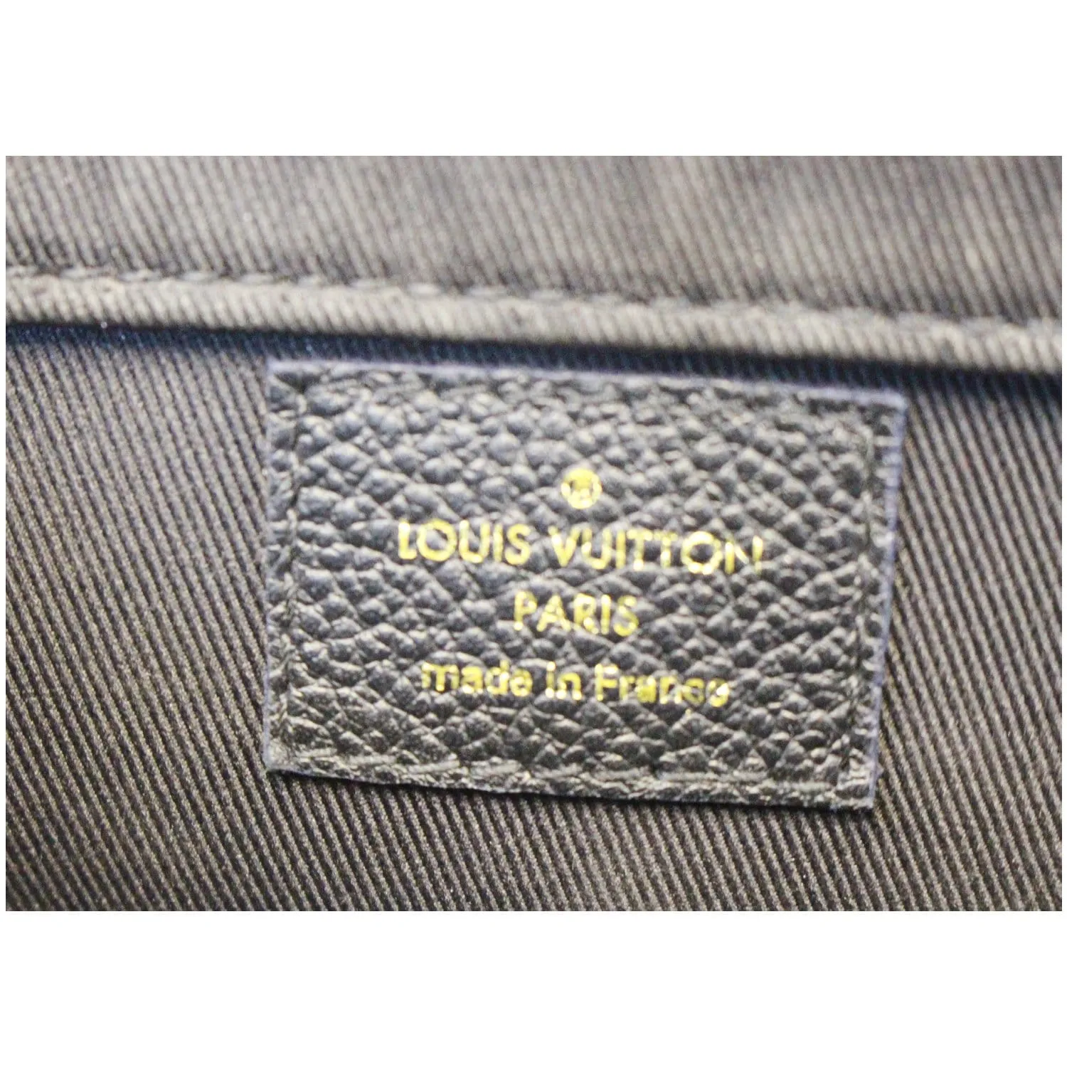 LOUIS VUITTON Sully PM Empreinte Black Leather Shoulder Handbag
