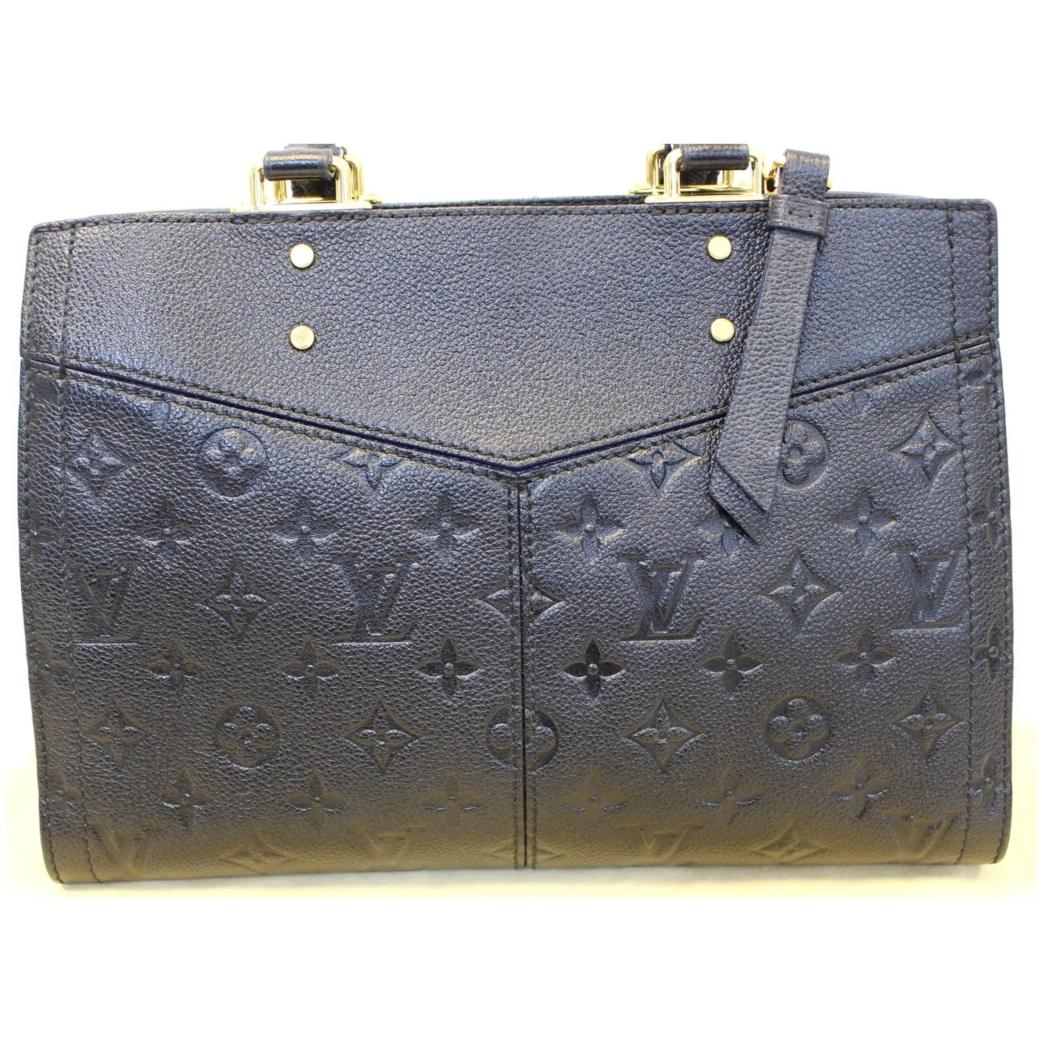 LOUIS VUITTON Sully PM Empreinte Black Leather Shoulder Handbag