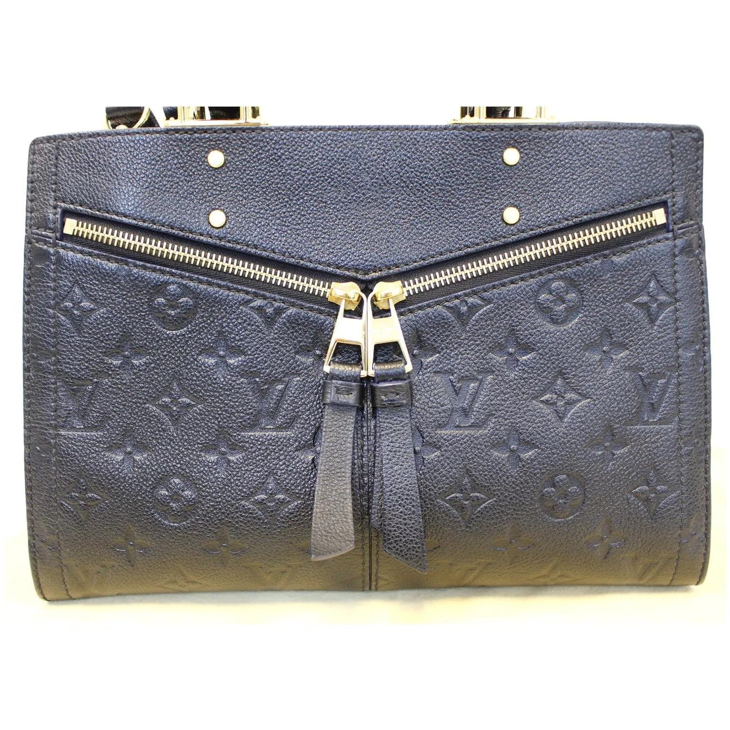 LOUIS VUITTON Sully PM Empreinte Black Leather Shoulder Handbag