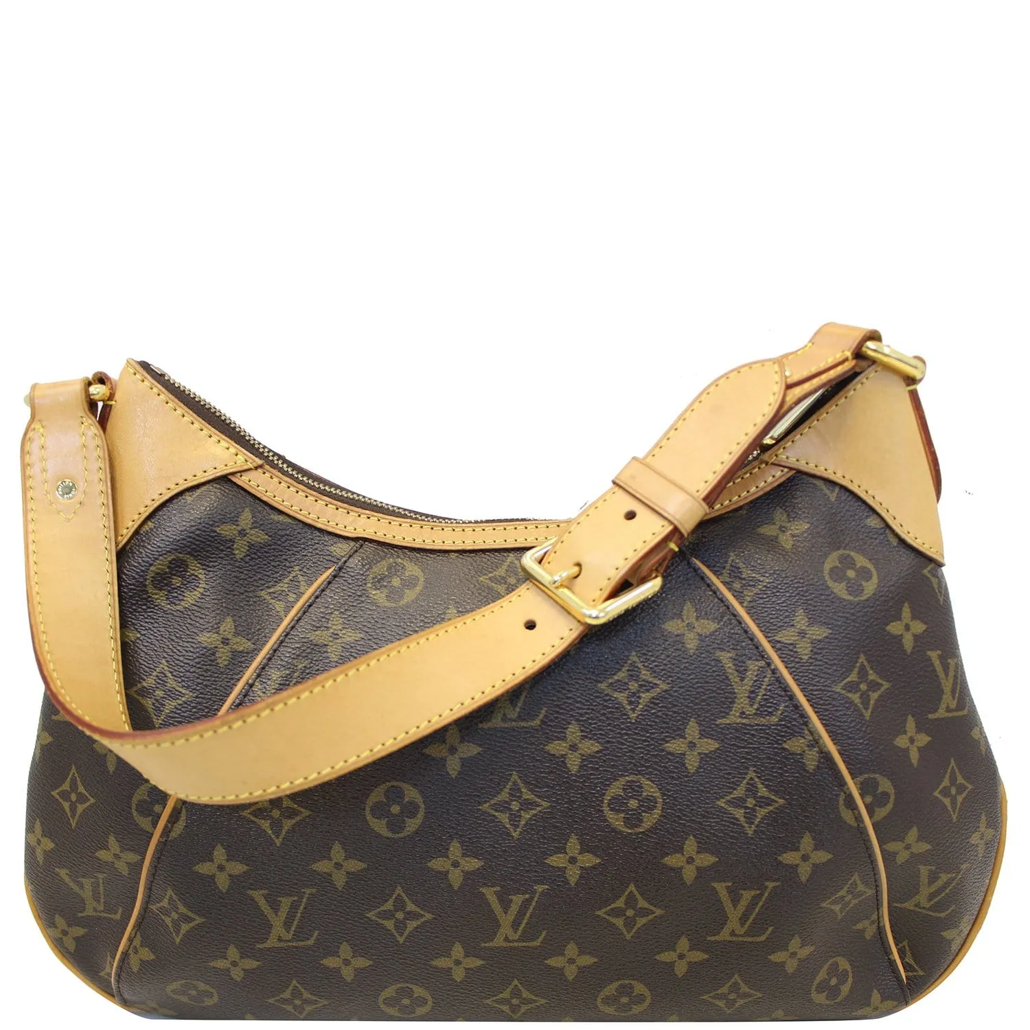 LOUIS VUITTON Thames PM Monogram Canvas Brown Shoulder Bag