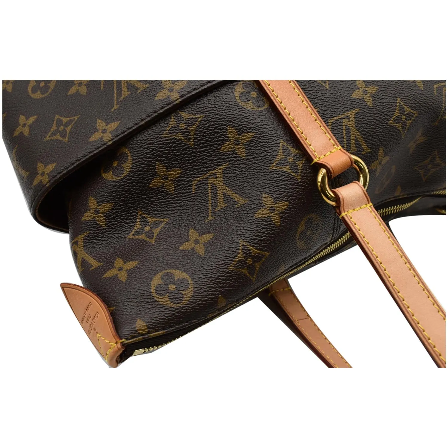 LOUIS VUITTON Totally GM Monogram Canvas Tote Shoulder Bag Brown