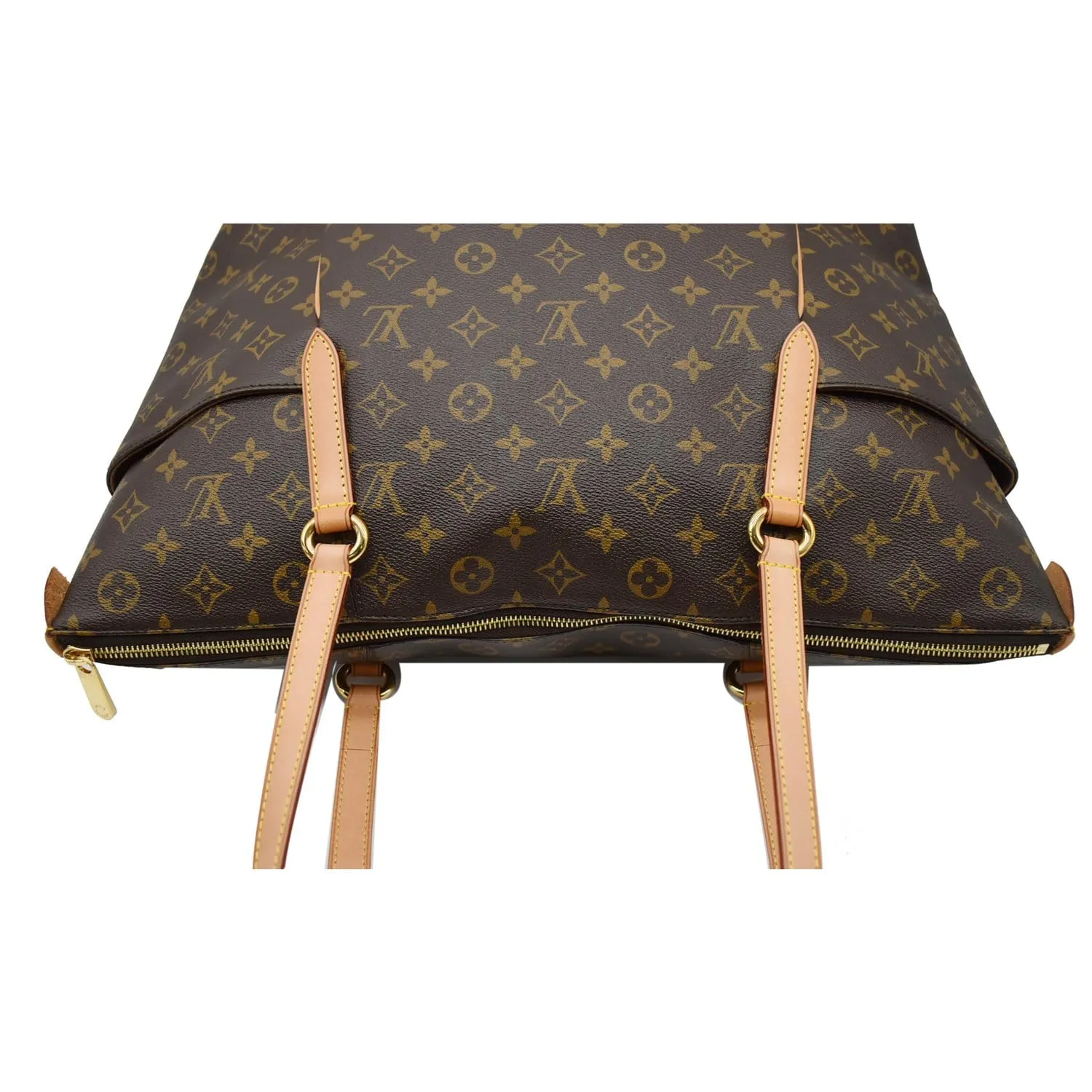 LOUIS VUITTON Totally GM Monogram Canvas Tote Shoulder Bag Brown