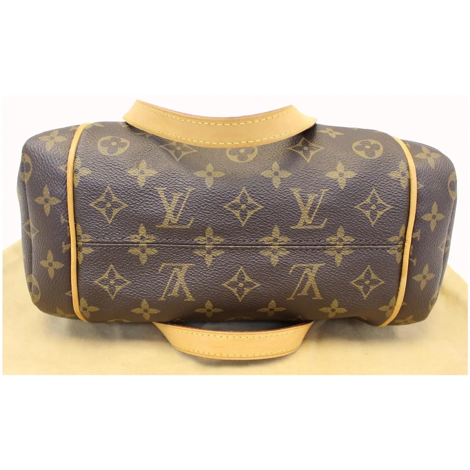 LOUIS VUITTON Totally PM Monogram Canvas Shoulder Bag Brown