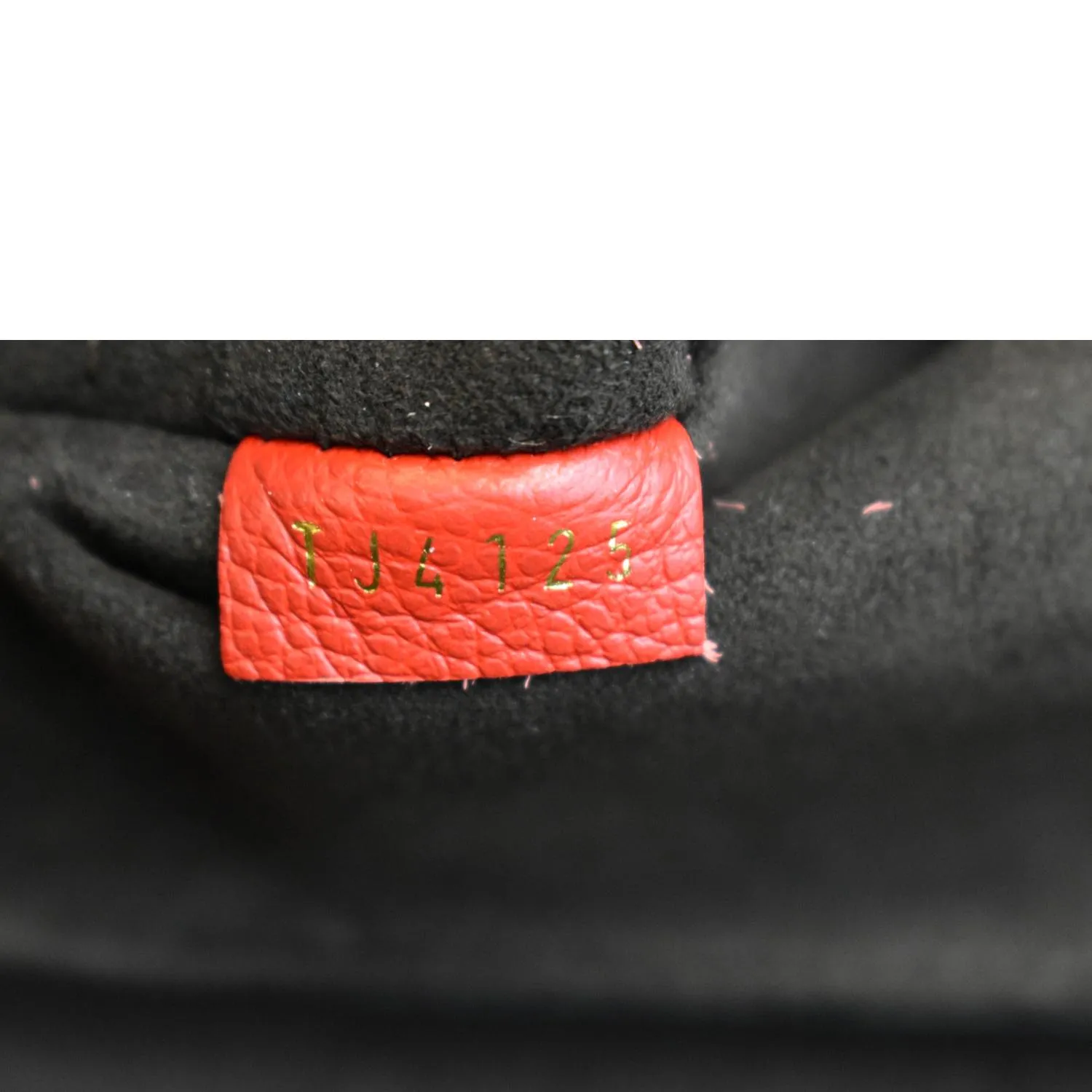 LOUIS VUITTON Trocadero Monogram Empreinte Leather Shoulder Bag Red