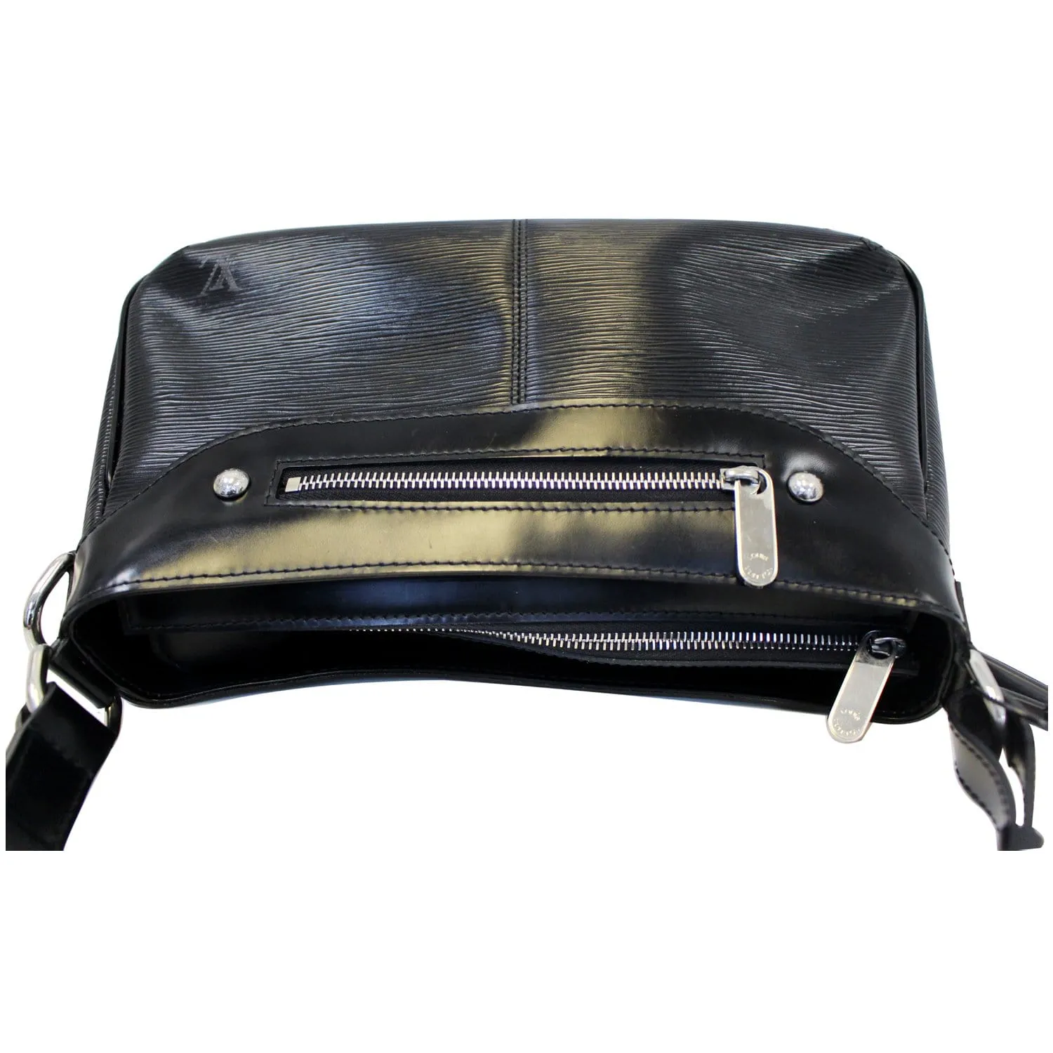 LOUIS VUITTON Turenne PM Epi Leather Shoulder Bag Black