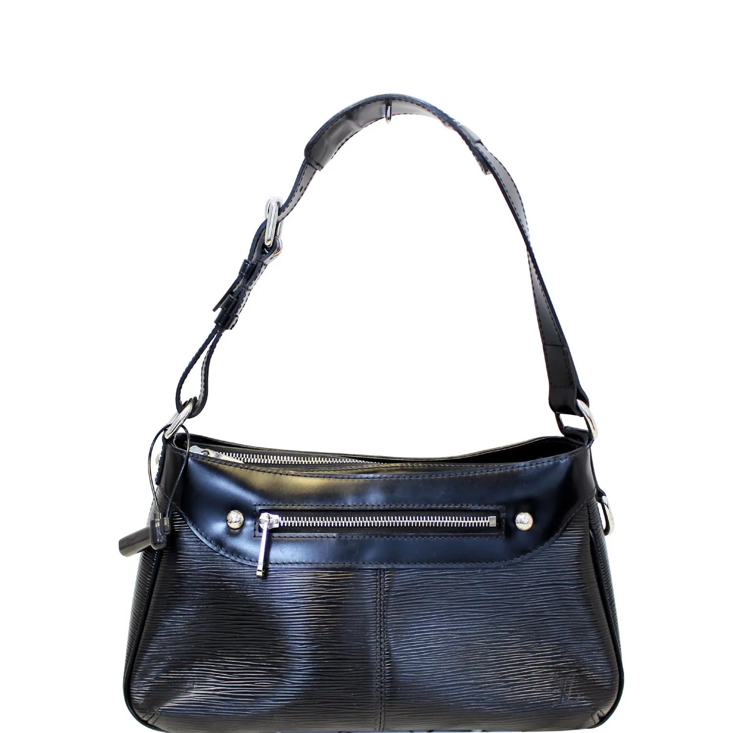 LOUIS VUITTON Turenne PM Epi Leather Shoulder Bag Black