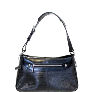 LOUIS VUITTON Turenne PM Epi Leather Shoulder Bag Black