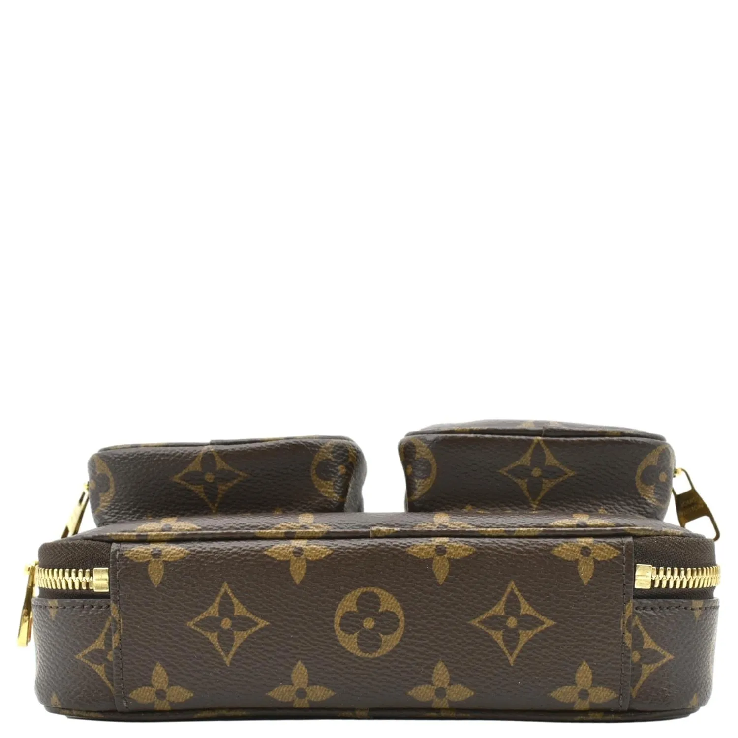 LOUIS VUITTON Utility Monogram Canvas Crossbody Bag Brown