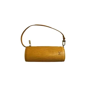 Louis Vuitton Yellow Epi Micro Cylinder Bag