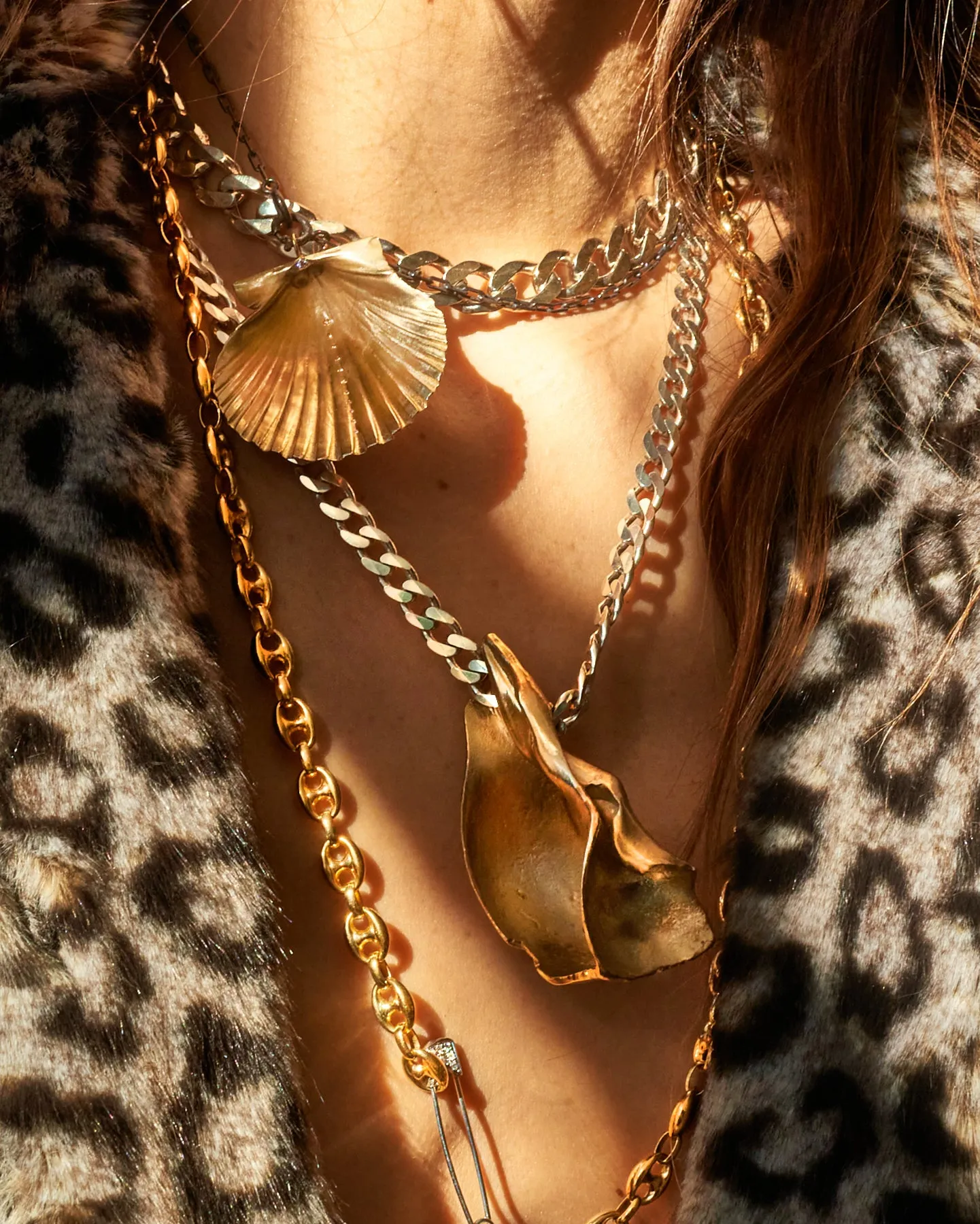 Louse Point Scallop Diamond Shell