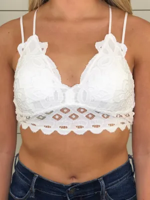 Lovely in Lace Bralette - Ivory *Restocked!!