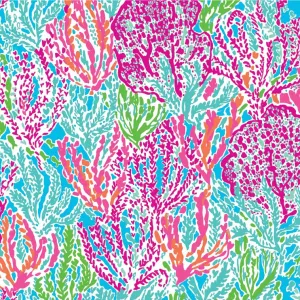 LP Inspired #10 Coral Printed Vinyl