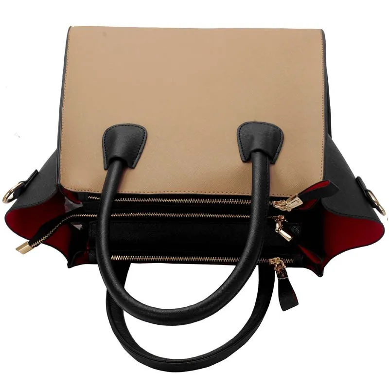 LS0061A Black / Nude Fashion Tote Bag