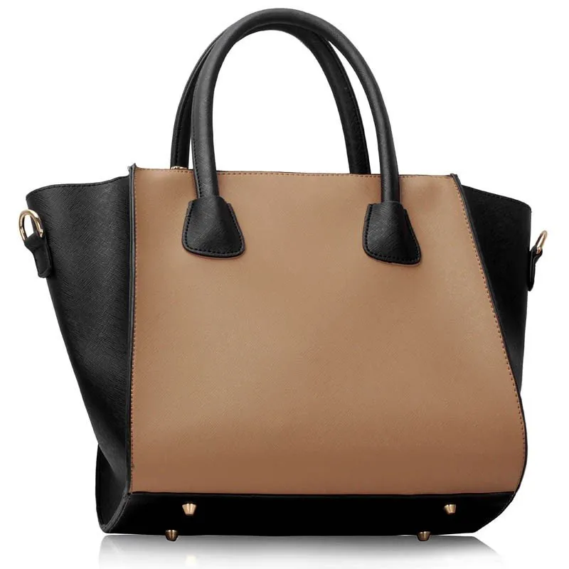 LS0061A Black / Nude Fashion Tote Bag