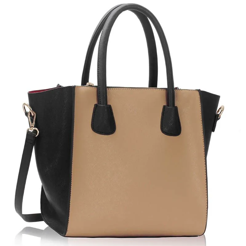 LS0061A Black / Nude Fashion Tote Bag