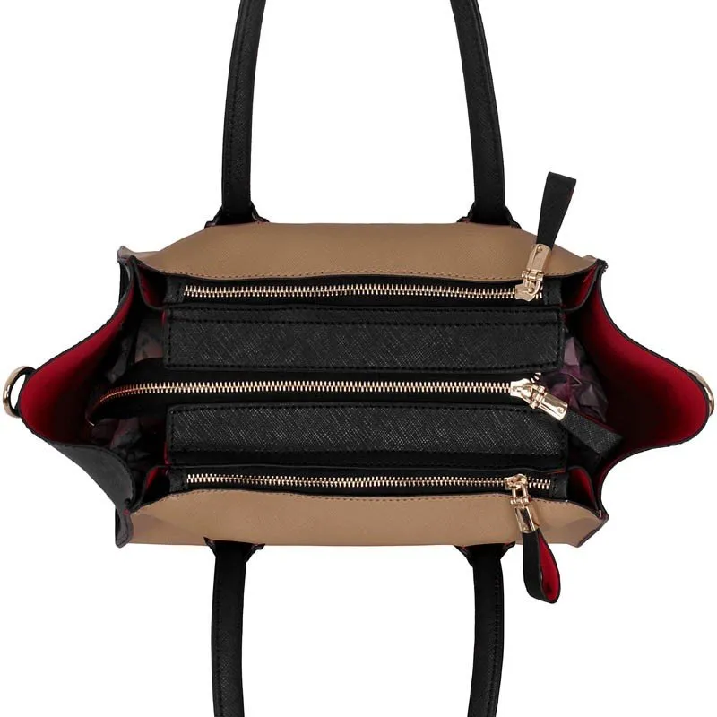 LS0061A Black / Nude Fashion Tote Bag