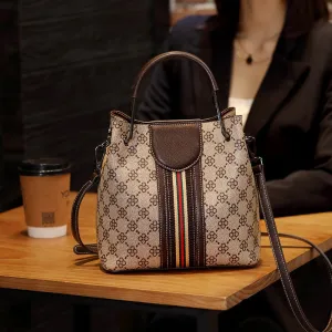 Luxury Bucket Bags Famous Brands Women Leather Handbag Designer Purse