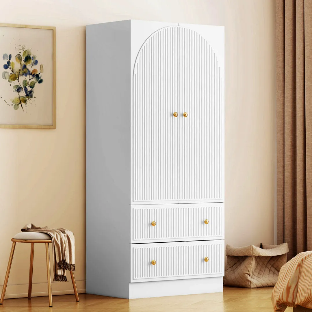 Maartje Armoire Ebern Designs Color: White