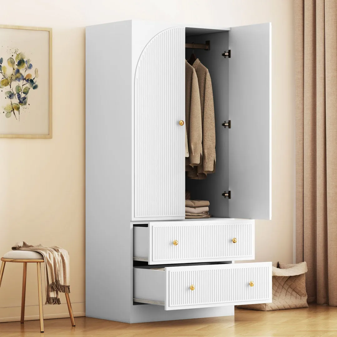 Maartje Armoire Ebern Designs Color: White