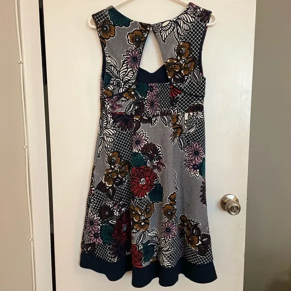 Maeve Floral A-Line Multicolor Dress - Size S