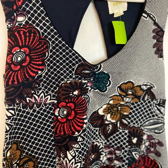 Maeve Floral A-Line Multicolor Dress - Size S