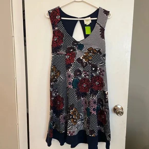 Maeve Floral A-Line Multicolor Dress - Size S
