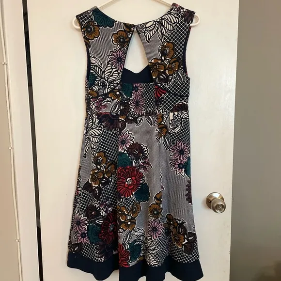 Maeve Floral A-Line Multicolor Dress - Size S