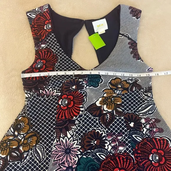Maeve Floral A-Line Multicolor Dress - Size S