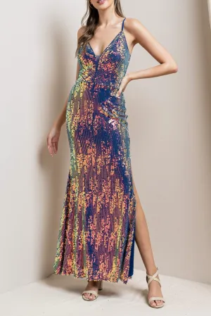Majestic Multicolor Dress