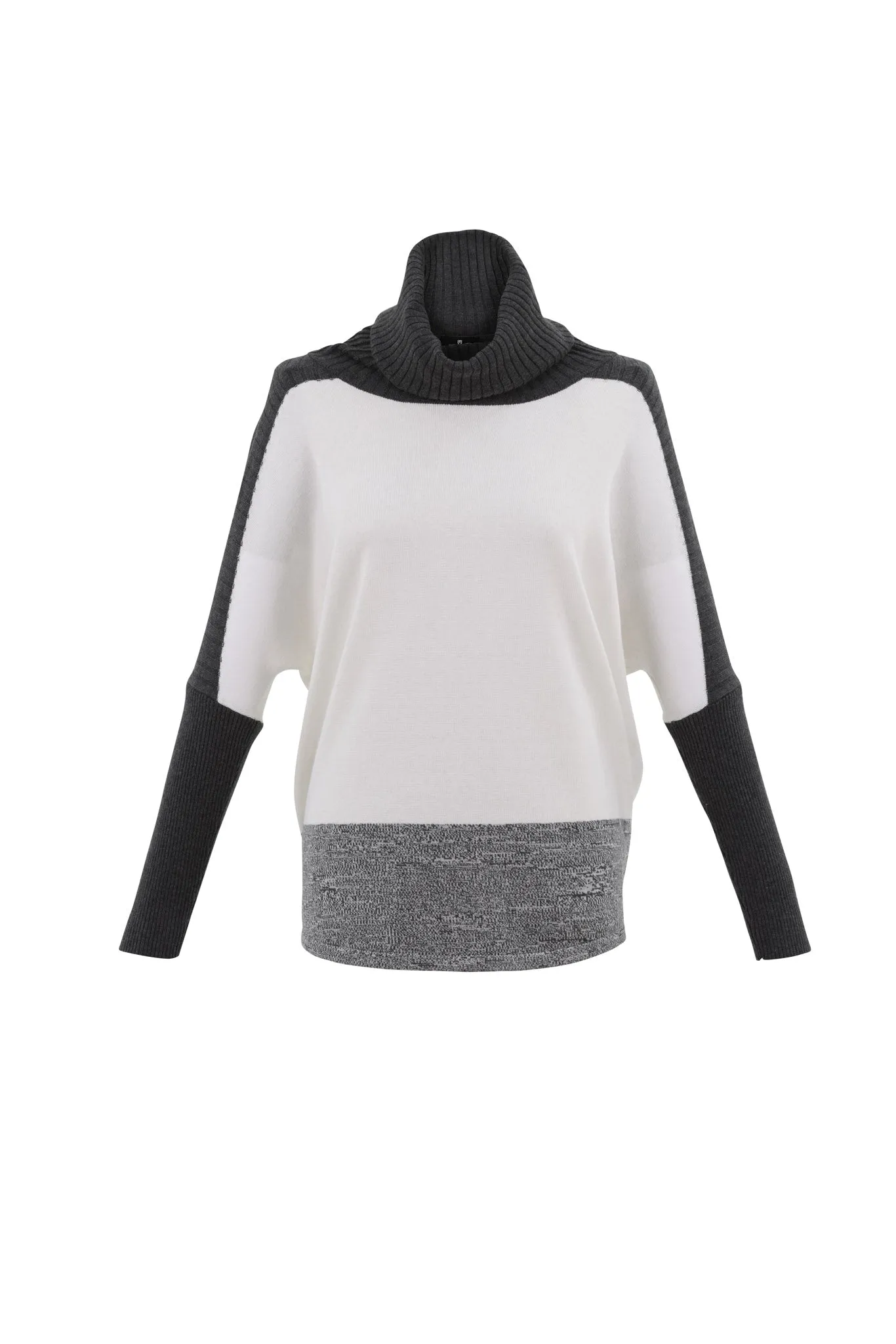 Marble Ladies PATTERNED JUMPER Grey