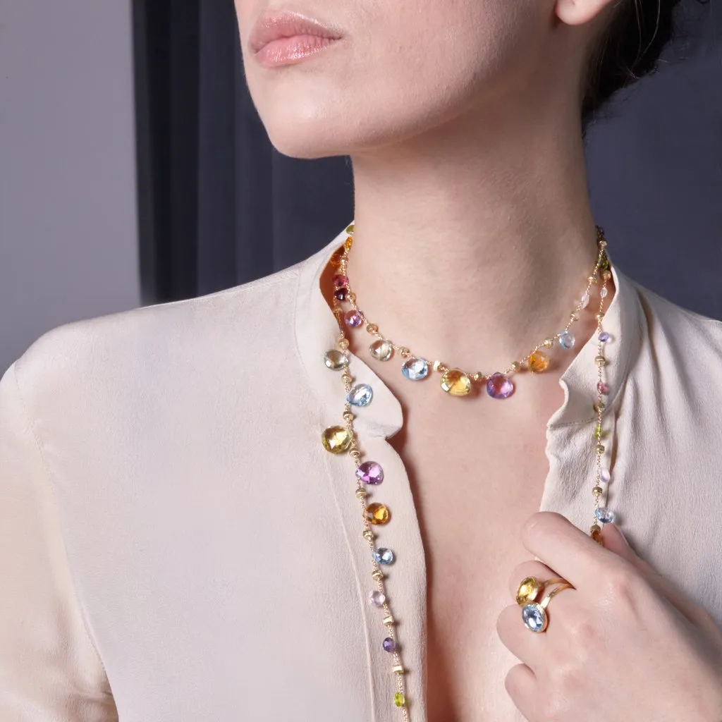 Marco Bicego Paradise Multicolor Stones Necklace