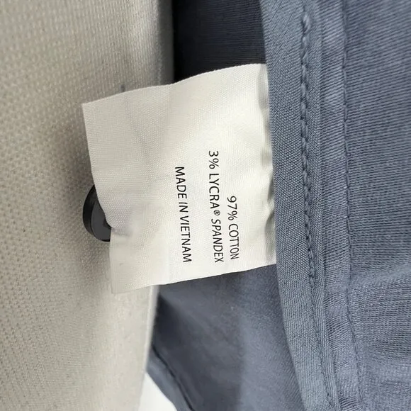 Market &amp; Spruce Hooded Utility Jacket Blue Size XS NWT
