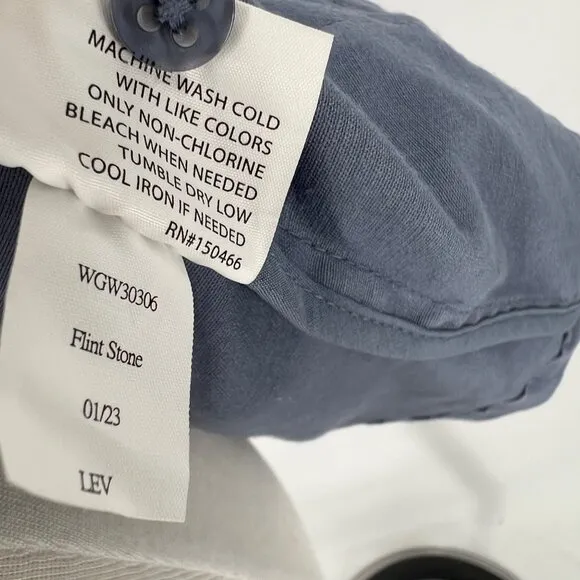 Market &amp; Spruce Hooded Utility Jacket Blue Size XS NWT