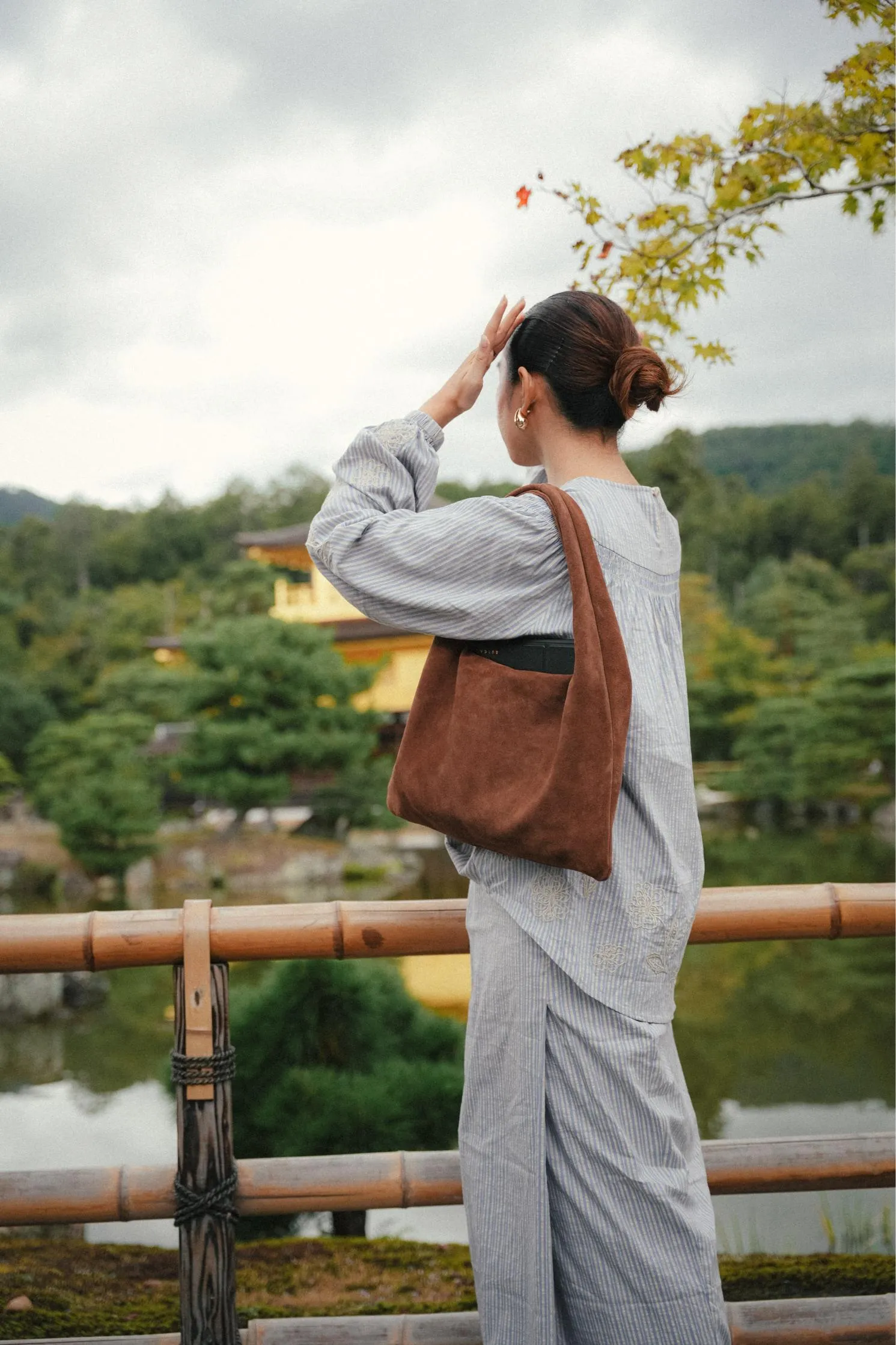 MARLOWE BAG IN ESPRESSO SUEDE