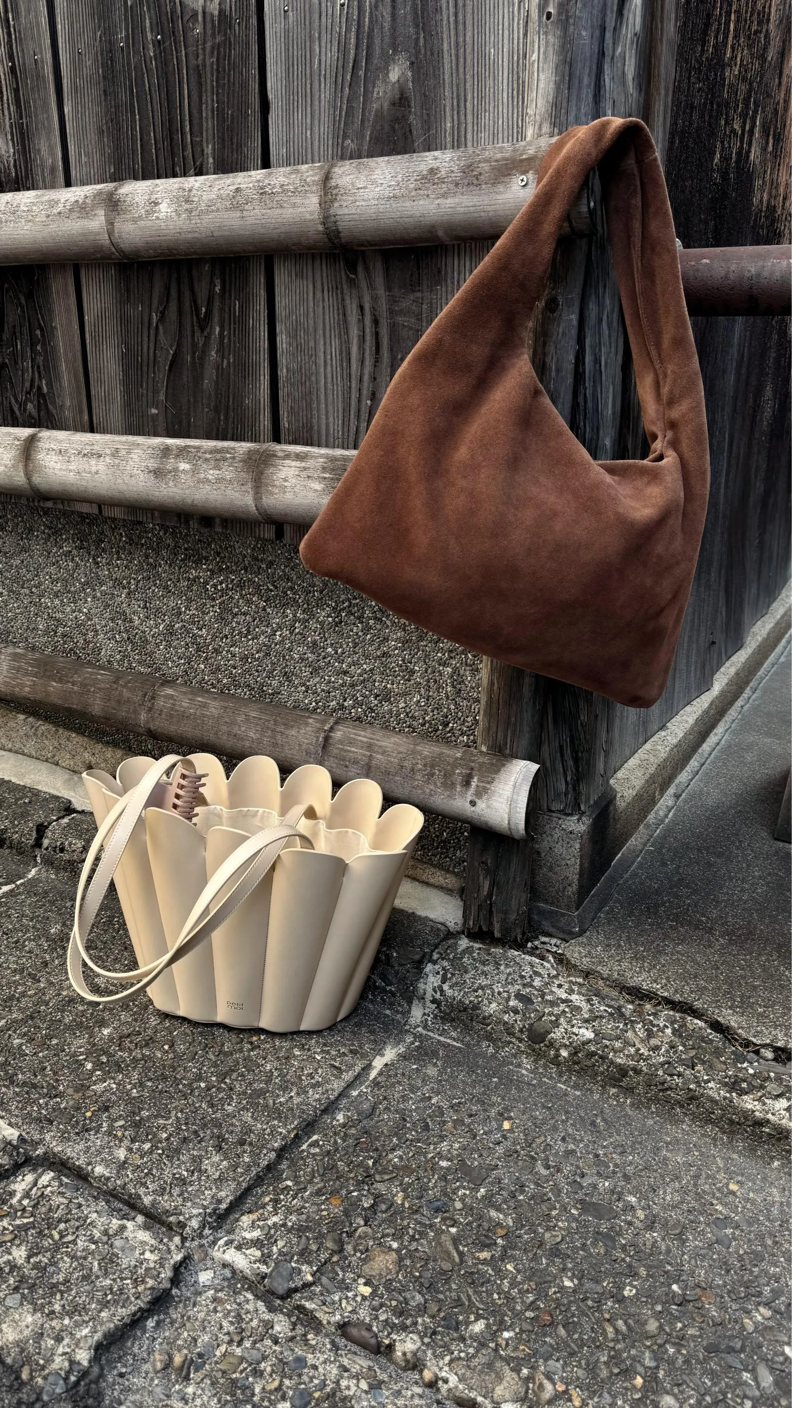 MARLOWE BAG IN ESPRESSO SUEDE