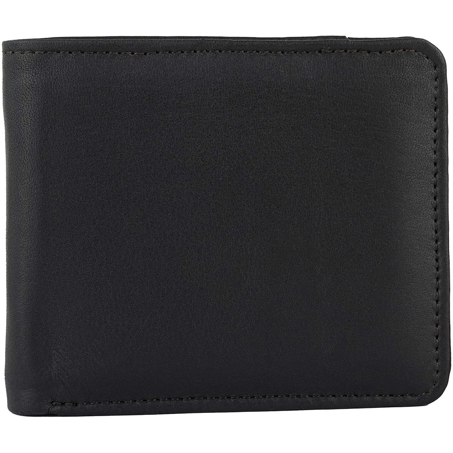 Mens Bifold Wallets RFID Protected Genuine Leather with Card Holder