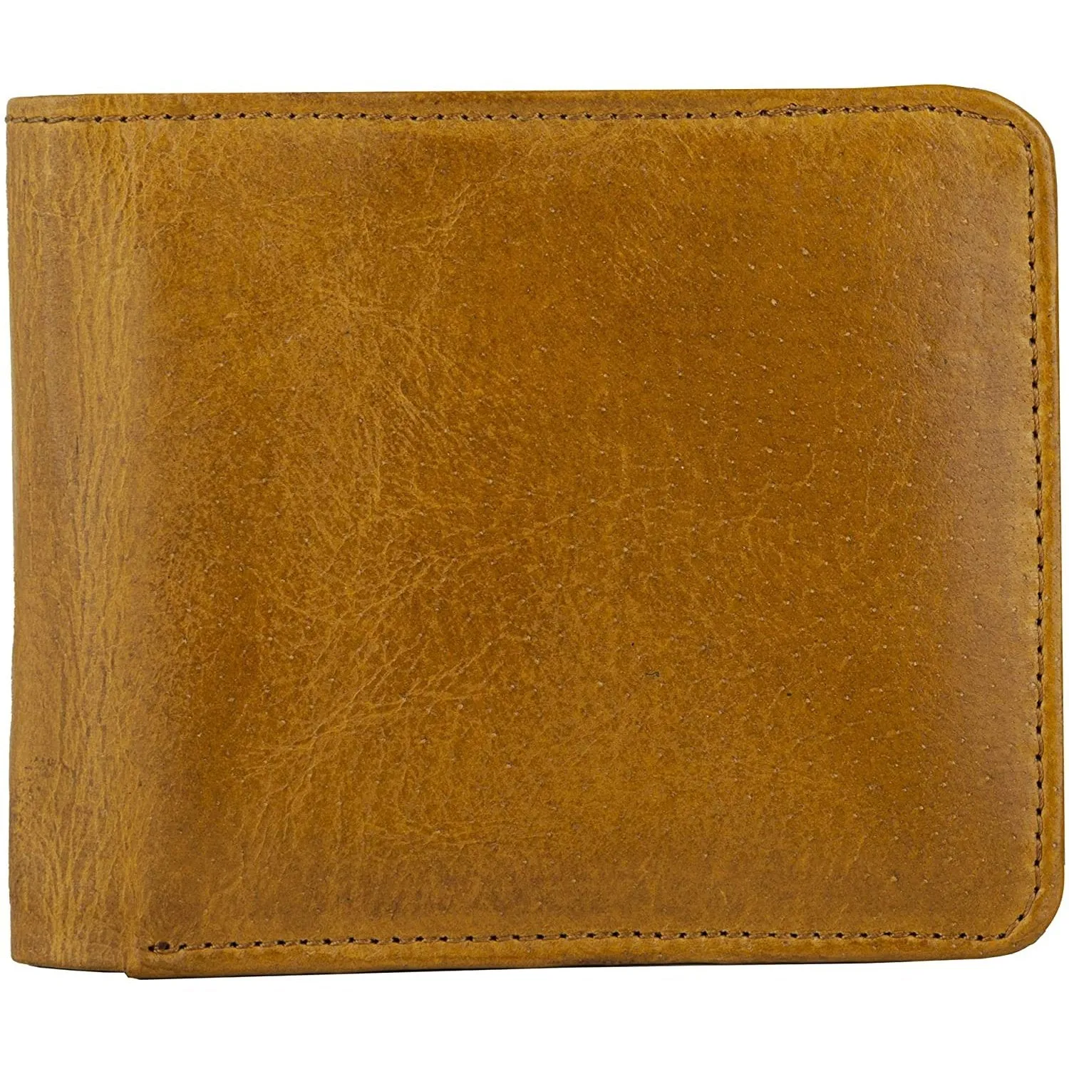 Mens Bifold Wallets RFID Protected Genuine Leather with Card Holder