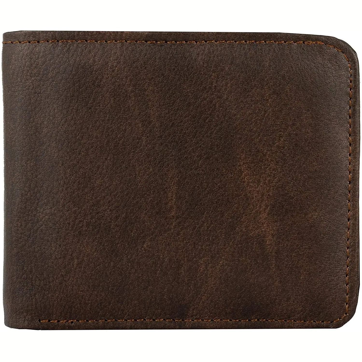 Mens Bifold Wallets RFID Protected Genuine Leather with Card Holder