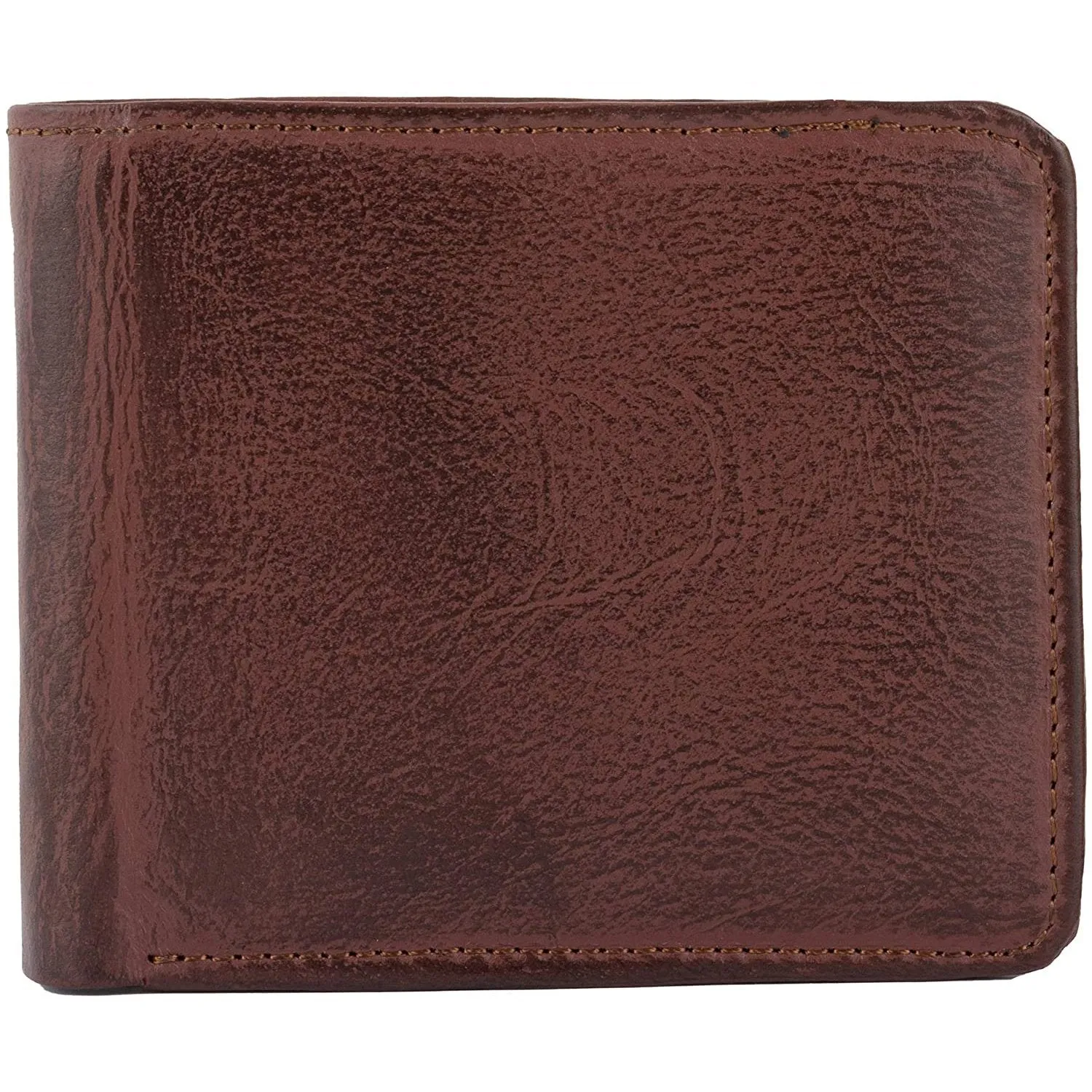 Mens Bifold Wallets RFID Protected Genuine Leather with Card Holder