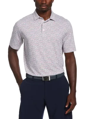 Mens Seasonal Novelty Print Golf Polo