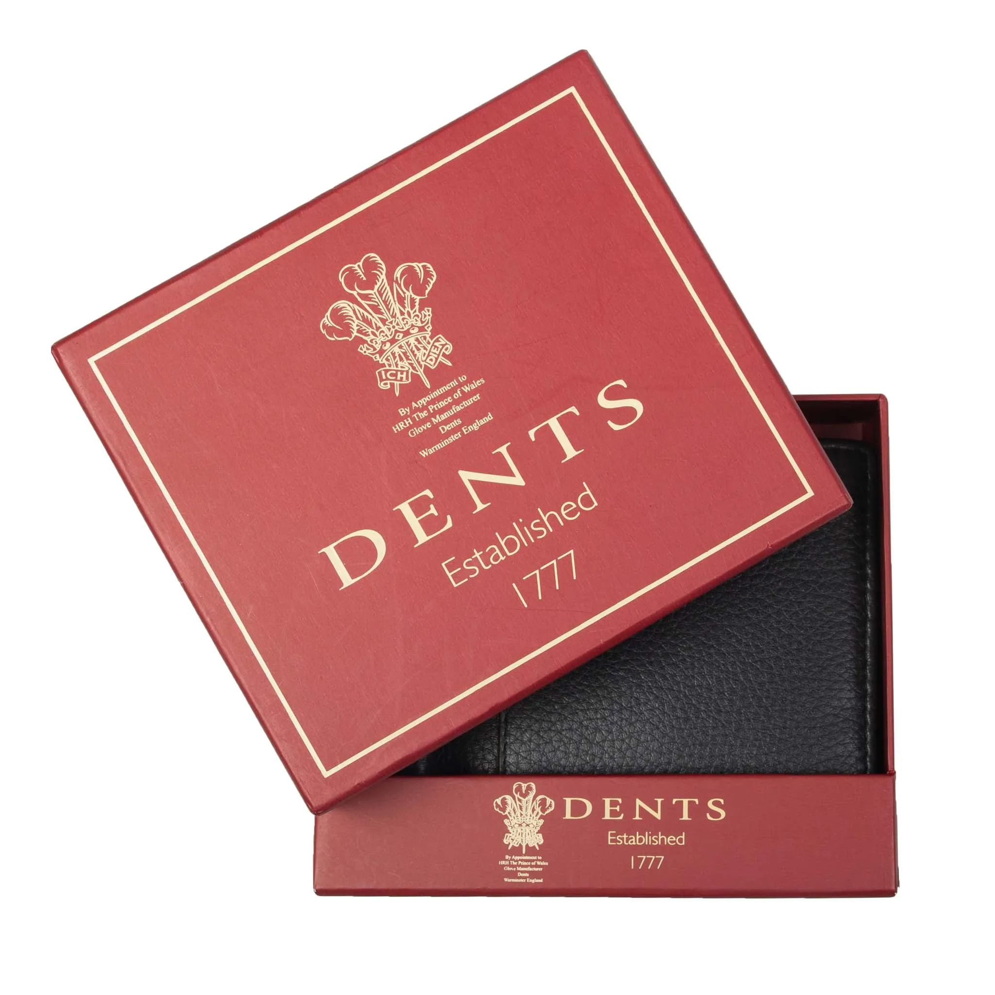 Men's Slim Pebble Grain Leather Bifold Wallet with RFID Blocking