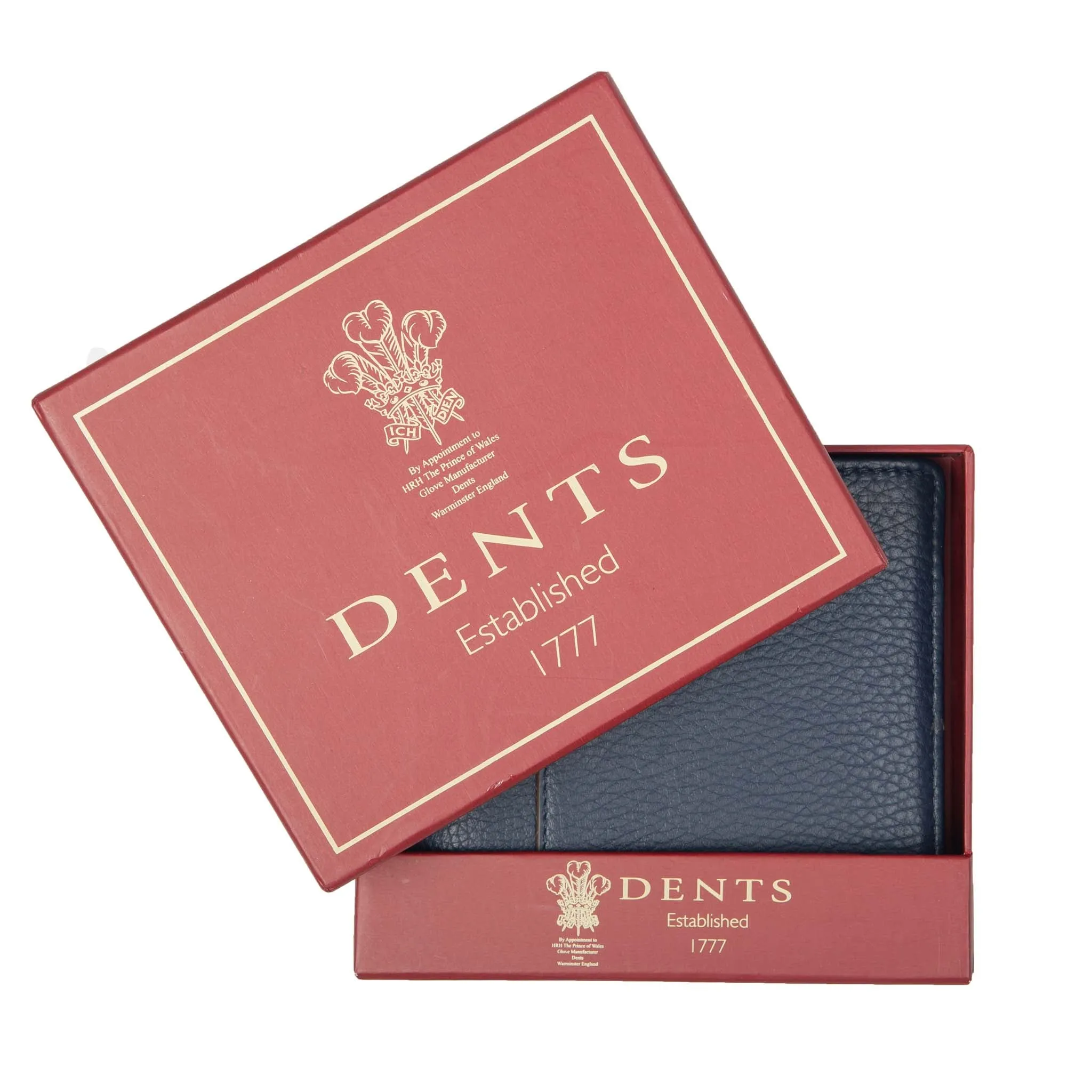 Men's Slim Pebble Grain Leather Bifold Wallet with RFID Blocking