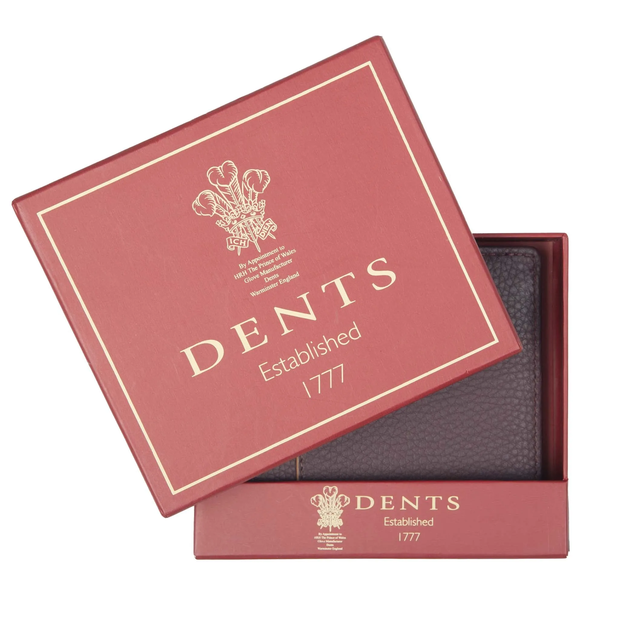 Men's Slim Pebble Grain Leather Bifold Wallet with RFID Blocking