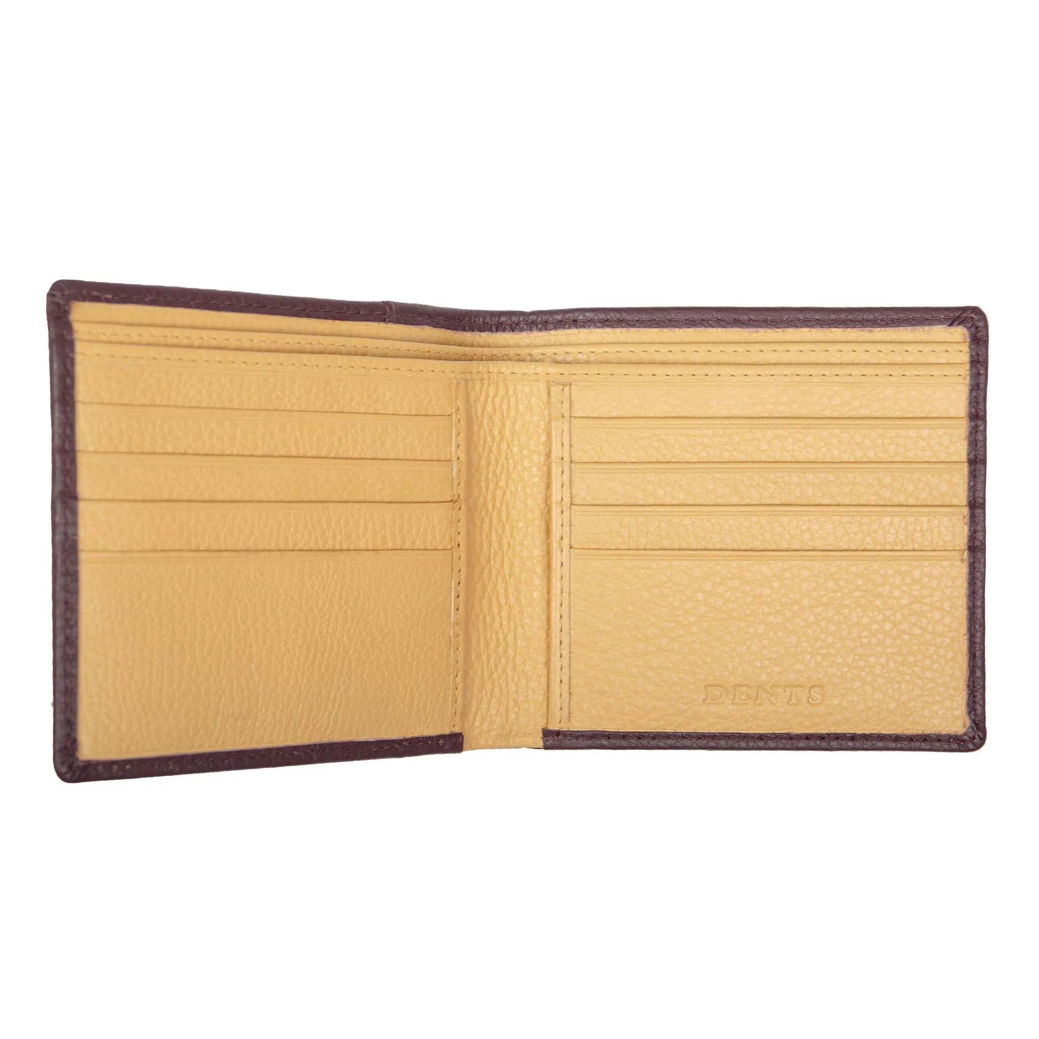 Men's Slim Pebble Grain Leather Bifold Wallet with RFID Blocking